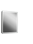 Зеркало-шкаф Mirror Box black Led 600х800, фото 1